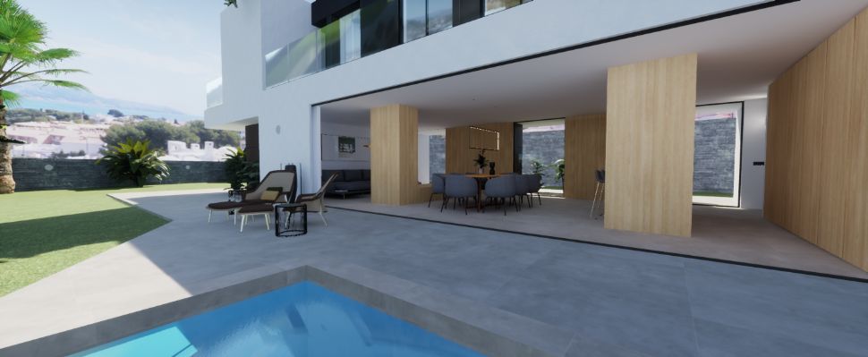 En venta Villa independiente de lujo sobre plano, Albir, Alicante, Comunidad Valenciana, España